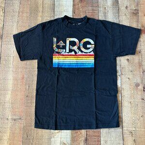 LRG Mens Size Medium Black Graphic Short Sleeve Crewneck T-Shirt